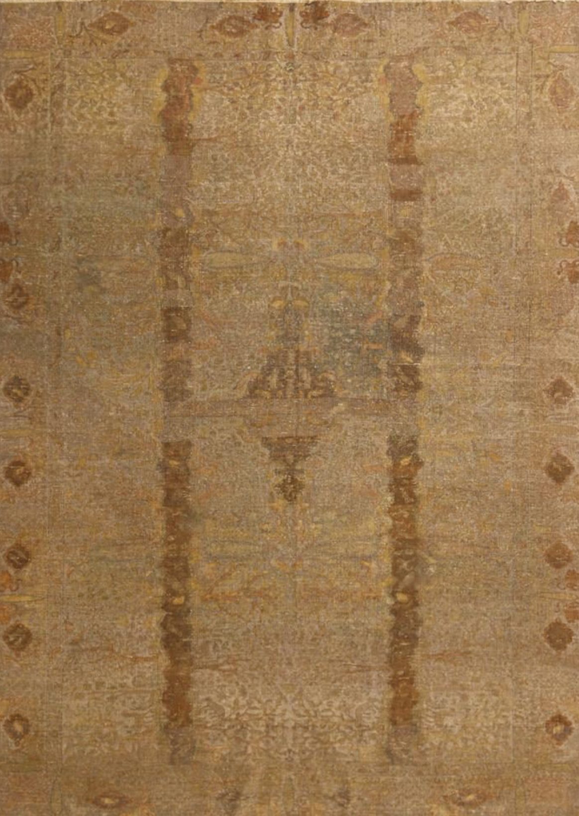 Metallic Threads of Empires: Weaving Light, Legacy, and Reverence | Rug ...
