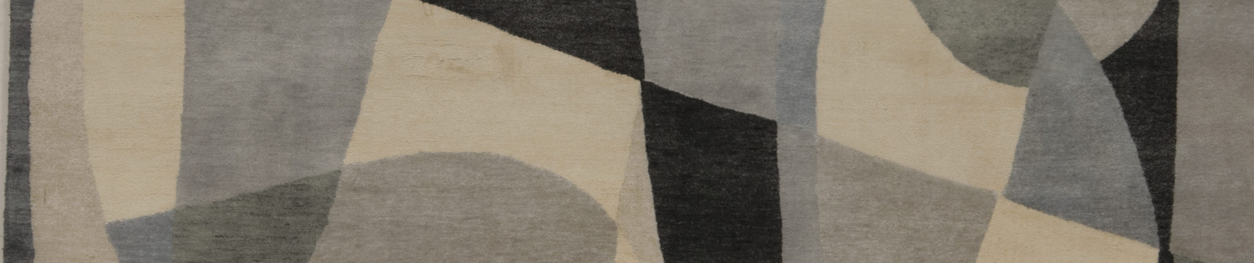 Mid-Century Modern rug displayed in an in-situ setting by Rug and Kilim, NYC